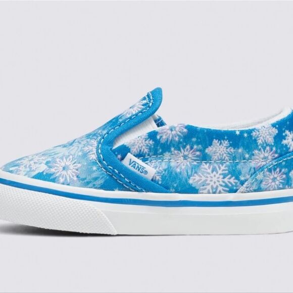 Vans Infant Slip-On V Crib Shoes- Winter Wonderland - Picture 3 of 8